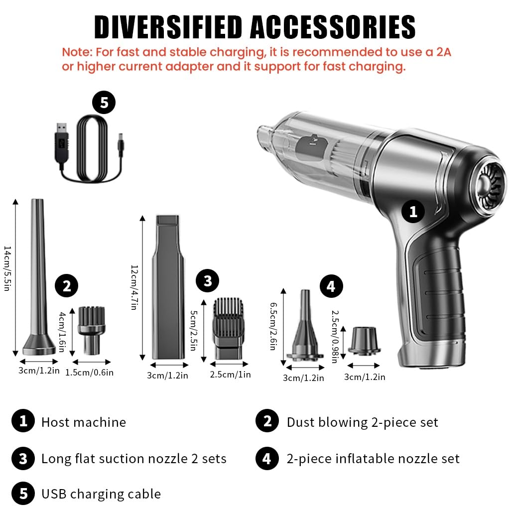Portable Wireless Vacuum Cleaner